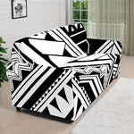 Maori Polynesian Tattoo Pattern Print Sofa Cover