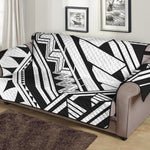 Maori Polynesian Tattoo Pattern Print Sofa Protector