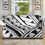 Maori Polynesian Tattoo Pattern Print Sofa Protector