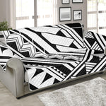 Maori Polynesian Tattoo Pattern Print Sofa Protector