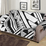 Maori Polynesian Tattoo Pattern Print Sofa Protector