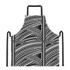 Maori Polynesian Tribal Tattoo Print Apron