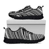 Maori Polynesian Tribal Tattoo Print Black Sneakers