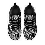 Maori Polynesian Tribal Tattoo Print Black Sneakers