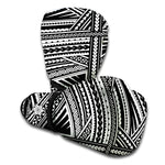 Maori Polynesian Tribal Tattoo Print Boxing Gloves