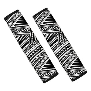 Maori Polynesian Tribal Tattoo Print Car Seat Belt Covers