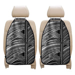 Maori Polynesian Tribal Tattoo Print Car Seat Organizers