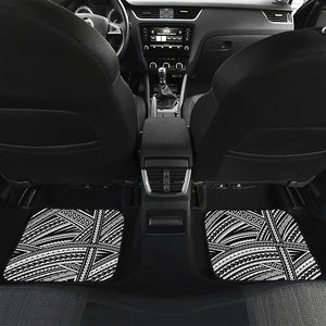 Maori Polynesian Tribal Tattoo Print Front and Back Car Floor Mats