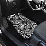 Maori Polynesian Tribal Tattoo Print Front Car Floor Mats