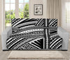 Maori Polynesian Tribal Tattoo Print Futon Protector