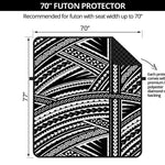 Maori Polynesian Tribal Tattoo Print Futon Protector