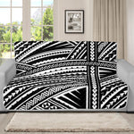 Maori Polynesian Tribal Tattoo Print Futon Protector