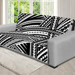 Maori Polynesian Tribal Tattoo Print Futon Protector