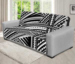 Maori Polynesian Tribal Tattoo Print Futon Protector