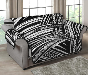 Maori Polynesian Tribal Tattoo Print Loveseat Protector