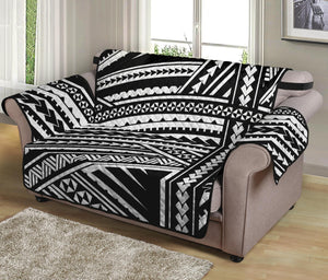 Maori Polynesian Tribal Tattoo Print Loveseat Protector