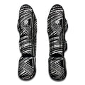 Maori Polynesian Tribal Tattoo Print Muay Thai Shin Guards