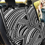 Maori Polynesian Tribal Tattoo Print Pet Car Back Seat Cover