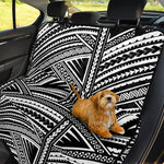 Maori Polynesian Tribal Tattoo Print Pet Car Back Seat Cover