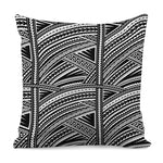 Maori Polynesian Tribal Tattoo Print Pillow Cover