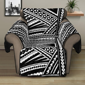 Maori Polynesian Tribal Tattoo Print Recliner Protector