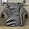 Maori Polynesian Tribal Tattoo Print Recliner Protector