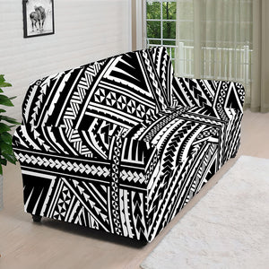 Maori Polynesian Tribal Tattoo Print Sofa Cover