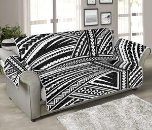 Maori Polynesian Tribal Tattoo Print Sofa Protector