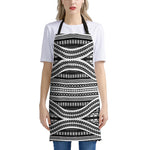 Maori Tattoo Polynesian Tribal Print Apron