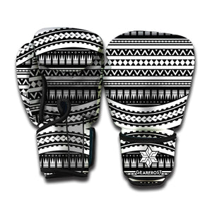 Maori Tattoo Polynesian Tribal Print Boxing Gloves