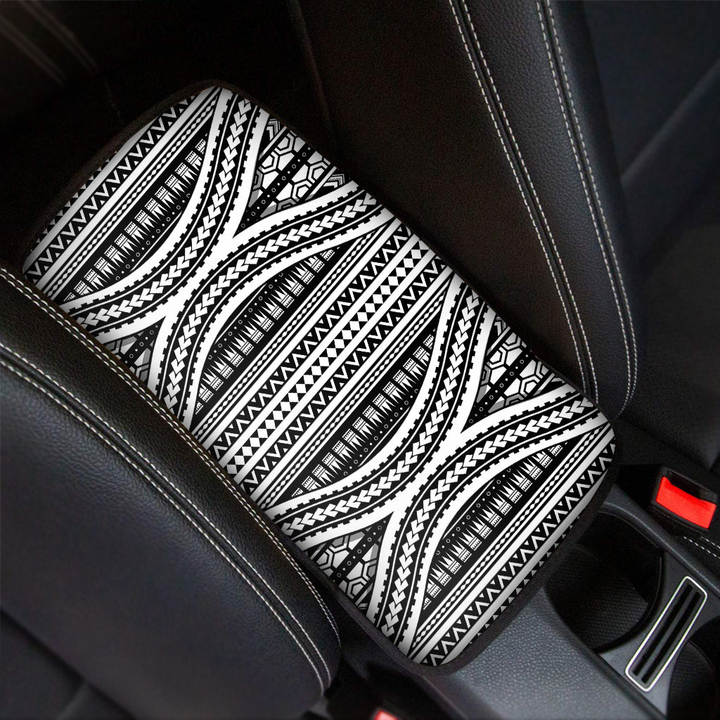 Maori Tattoo Polynesian Tribal Print Car Center Console Cover