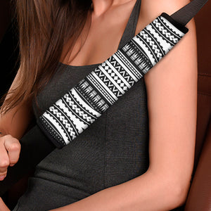 Maori Tattoo Polynesian Tribal Print Car Seat Belt Covers