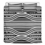 Maori Tattoo Polynesian Tribal Print Duvet Cover Bedding Set