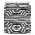 Maori Tattoo Polynesian Tribal Print Duvet Cover Bedding Set