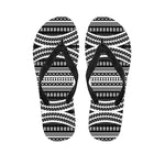 Maori Tattoo Polynesian Tribal Print Flip Flops