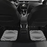 Maori Tattoo Polynesian Tribal Print Front and Back Car Floor Mats