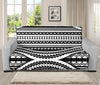 Maori Tattoo Polynesian Tribal Print Futon Protector