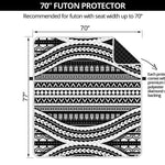 Maori Tattoo Polynesian Tribal Print Futon Protector