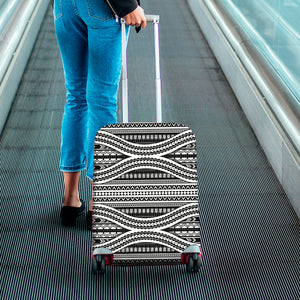 Maori Tattoo Polynesian Tribal Print Luggage Cover