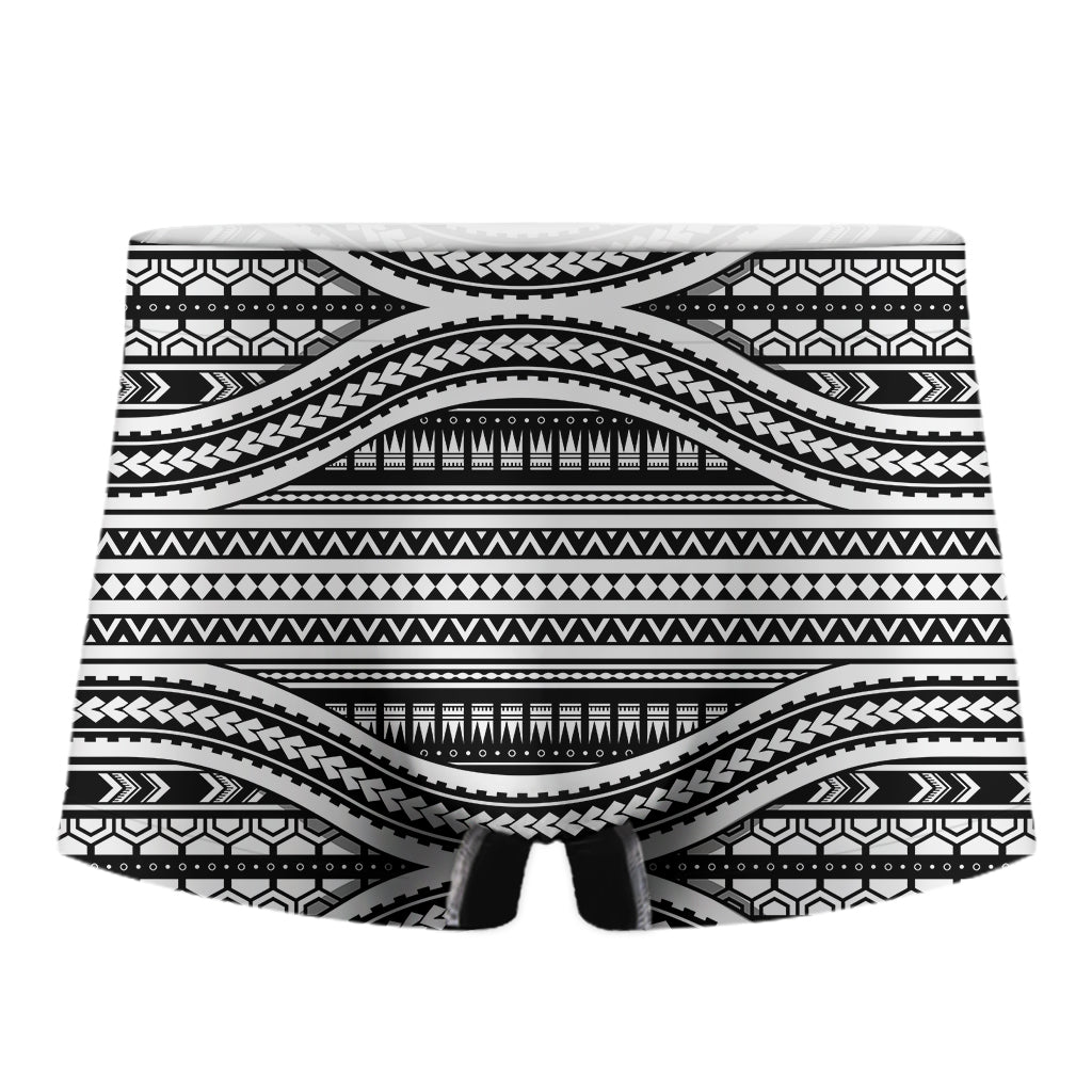 Maori Tattoo Polynesian Tribal Print Men's Boxer Briefs