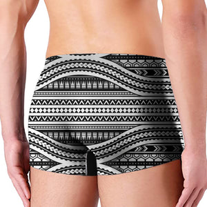 Maori Tattoo Polynesian Tribal Print Men's Boxer Briefs