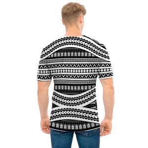 Maori Tattoo Polynesian Tribal Print Men's T-Shirt