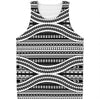 Maori Tattoo Polynesian Tribal Print Men's Tank Top