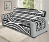 Maori Tattoo Polynesian Tribal Print Oversized Sofa Protector