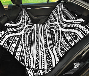 Maori Tattoo Polynesian Tribal Print Pet Car Back Seat Cover