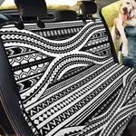 Maori Tattoo Polynesian Tribal Print Pet Car Back Seat Cover