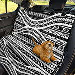 Maori Tattoo Polynesian Tribal Print Pet Car Back Seat Cover