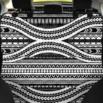 Maori Tattoo Polynesian Tribal Print Pet Car Back Seat Cover