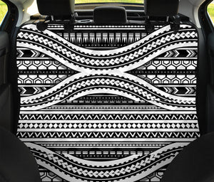 Maori Tattoo Polynesian Tribal Print Pet Car Back Seat Cover