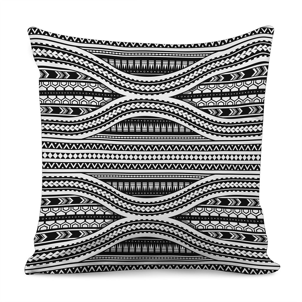 Maori Tattoo Polynesian Tribal Print Pillow Cover